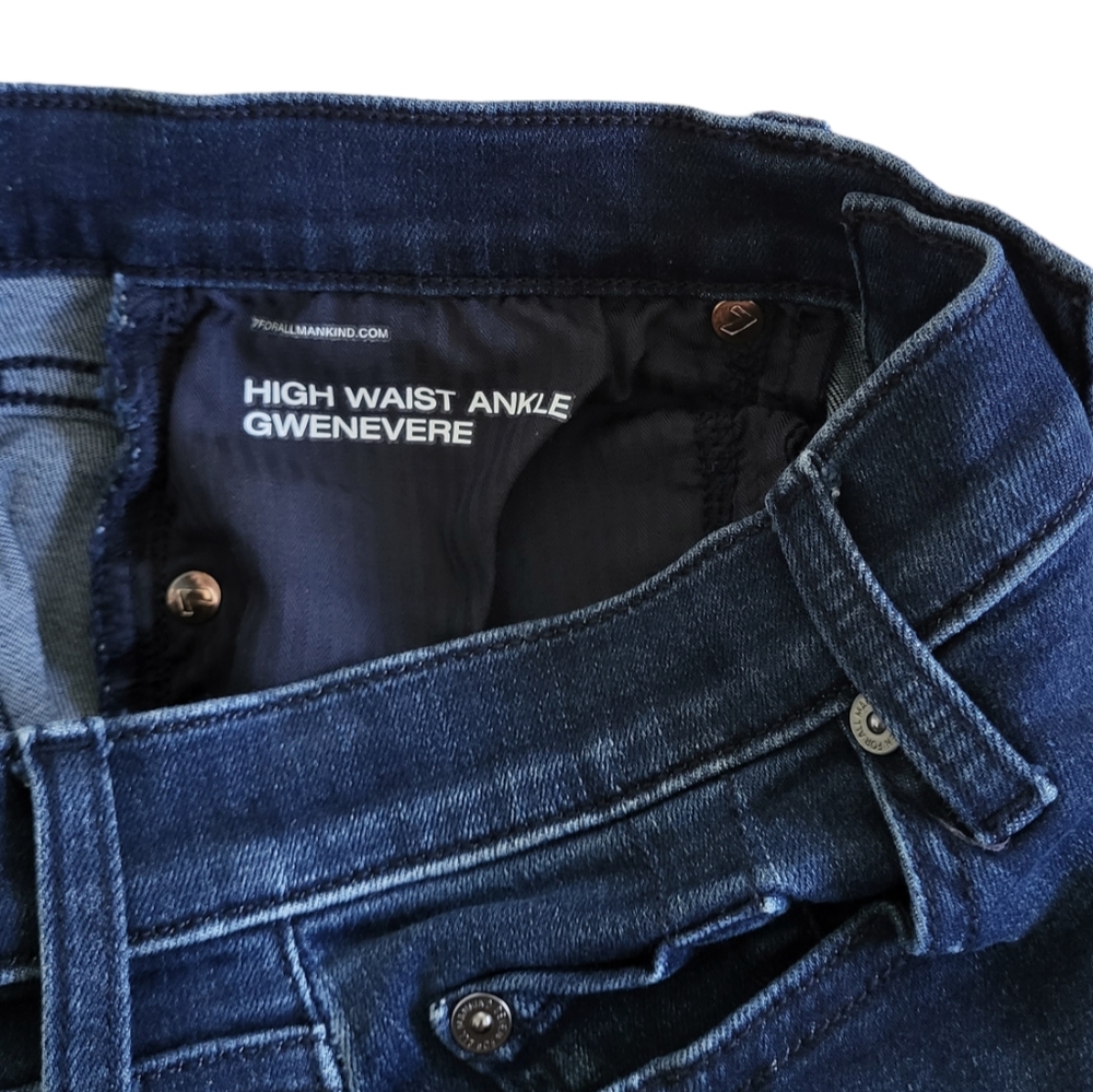 7 For All Mankind Straight Leg Jeans - Picture 5 of 7